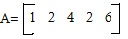 row matrix example